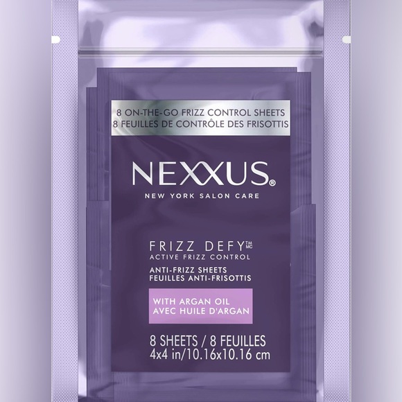 Nexxus Other - Nexus Frizz Defy Active Frizz Control Sheets with Argan Oil - pack of 8